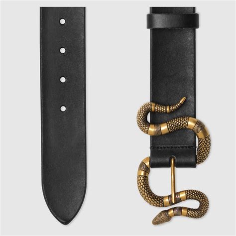 buy gucci king snake leather belt|gucci belt silver buckle men's.